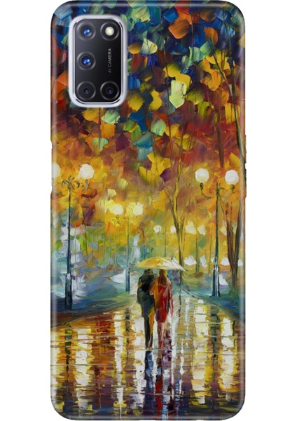 Oppo A52 A72 A92 Uyumlu Kılıf Silikon Desenli Resimli Kapak Romantizm