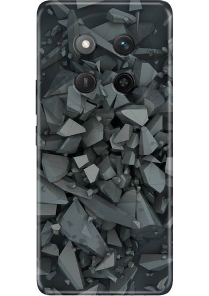 Honor X60 Pro - X9C 5g Kılıf Kapak Renkli Silikon Baskılı Tpu Broken