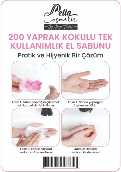 7 Kutu Çiçek Model Sihirli Kokulu Mini Sabun (7 Paket) modelleri
