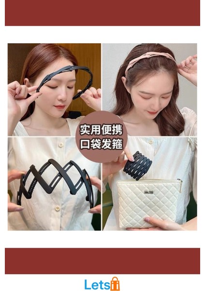 Katlanabilir Hafif Taç Toka Pratik ve Şık Aksesuar indirimleri