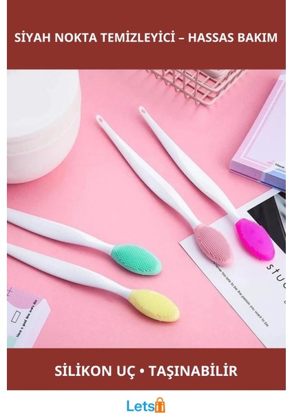 Ergonomik Silikon Cilt Siyah Nokta Temizleme Aleti