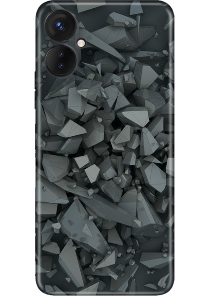 Oneplus 9 Pro Kılıf Silikon Desenli Resimli Uv Kapak Broken