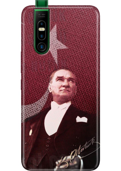 Infinix S5 Pro Kılıf Telefon Kılıfı S5-Pro Baskılı M.k Atatürk