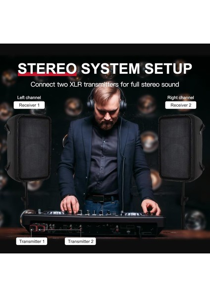 XV-U35D Kablosuz Mikrofon Sistemi - Çift Mikrofon Için Set fırsatları