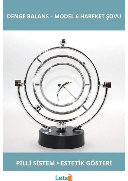 Şık Tasarımlı Pilli Denge Balans Bilimsel Ofis Aksesuarı