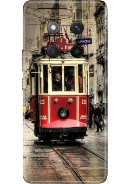 Honor X60 Pro - X9C 5g Kılıf Renkli Silikon Baskılı Tpu Istiklal Taksim