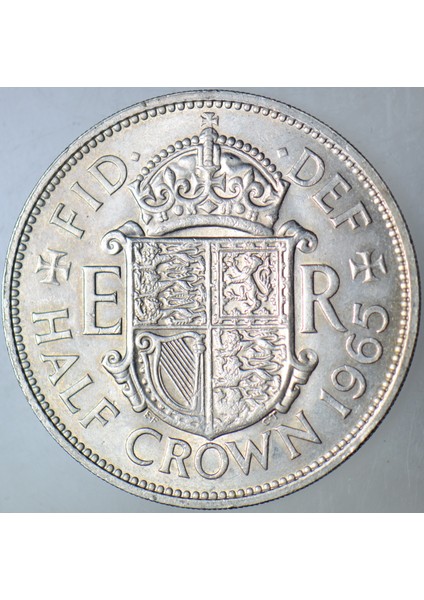 Birleşik Krallık Yarım Crown 1965 Kraliçe Iı. Elizabeth 32,3 mm Çilaltı+ fiyatları