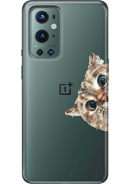 Oneplus 9 Pro Kılıf Tioserisi Resimli Silikon Cat Look