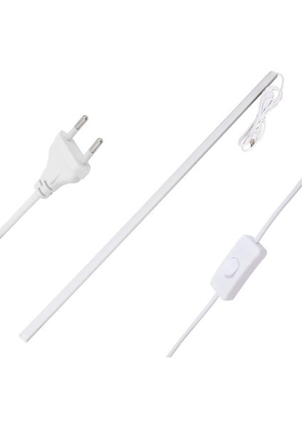 PowerMaster PM-28748 DC5V-14W 68 Led 70cm 6500K Alüminyum Kasa Seyyar USB Çubuk Led