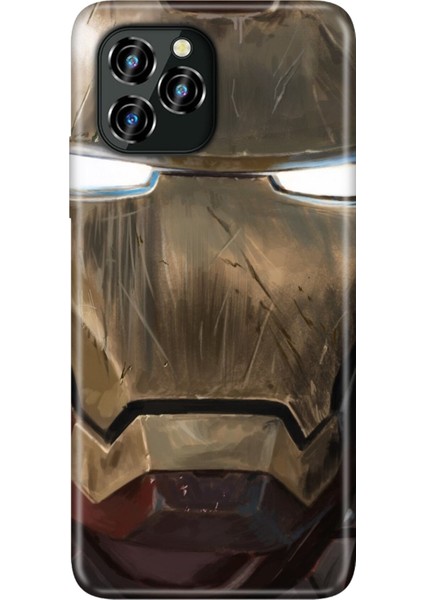 Oukitel C21 Pro Kılıf Silikon Desenli Resimli Uv Kapak Iron Man Mix