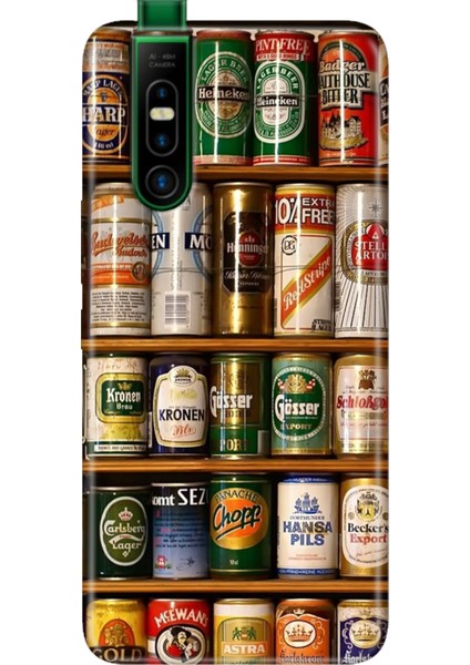 Infinix S5 Pro Kılıf Silikon Desenli Infinix S5 Pro Konserve