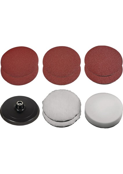 Cc-Po 1100/150 ve Ce-Cp 18/180 Li Uyumlu 9 Parça Parlatma ve Taşlama Seti (Ø 150 Mm)