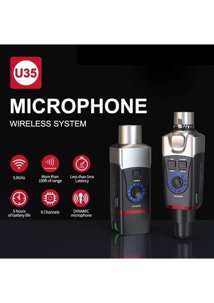 XV-U35T 5.8ghz Kablosuz Mikrofon Sistemi - Sadece Verici fiyatları