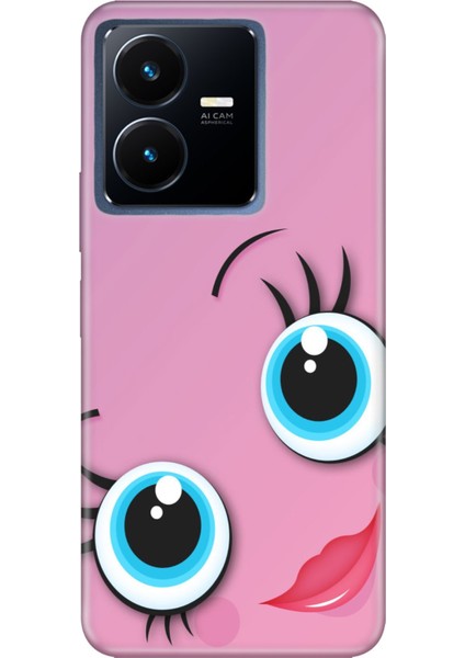 Vivo Y22S - Y35 Uyumlu Kılıf Silikon Desenli Resimli Kapak Sevgidolu