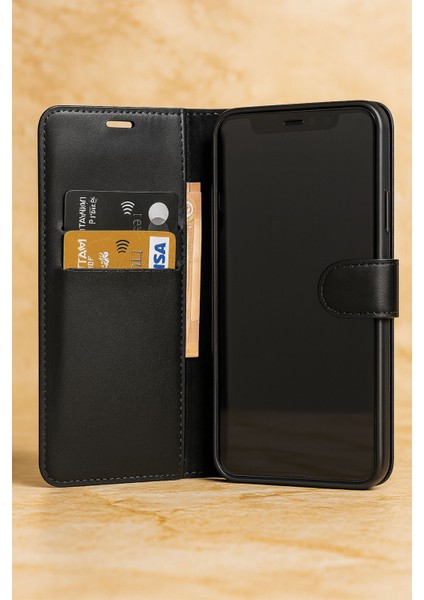 General Mobile Gm 24 Pro Kılıf Cüzdanlı Kapaklı Kartlıklı Standlı Kopçalı Siyah fırsatları