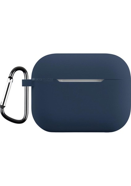 Airpods Pro 3. Nesil Uyumlu Kılıf Hoparlör ve Mikrofon Delikli Silikon Kapak Soft Yumuşak Dokulu