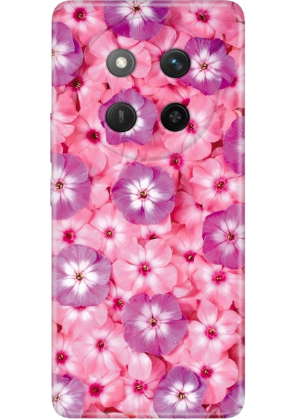 Honor X60 Pro - X9C 5g Kılıf Renkli Silikon Baskılı Tpu Çiçekli Sss