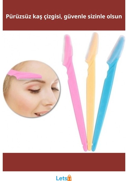 Ergonomik Kaş Usturası 3 Adet fiyatları