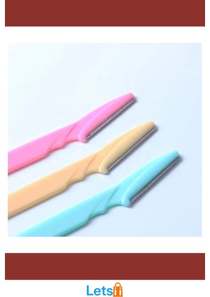 Ergonomik Kaş Usturası 3 Adet modelleri