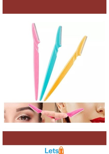 Ergonomik Kaş Usturası 3 Adet fırsatları