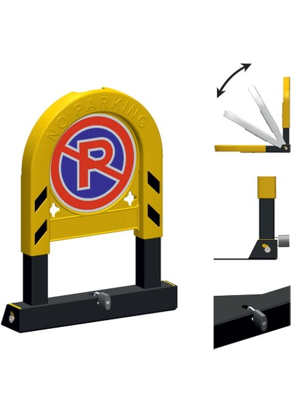 22210 Ub St Kilitli Otopark Bariyeri - Sarı