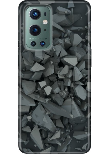Oneplus 9 Pro Kılıf Resimli Silikon Broken