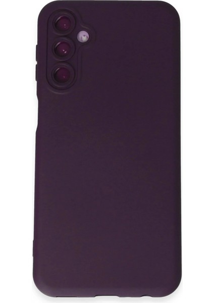 Samsung Galaxy M34 5g Kılıf Nano Içi Kadife Silikon - Mor (K95)