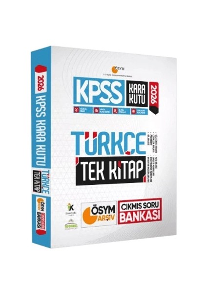 Informel 2026 Kpss Türkçe Tek Kitap Çıkmış Soru Bankası Karakutu