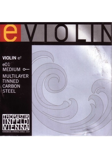 E01 Special 4/4 Tek Mi Keman Teli (Medium)