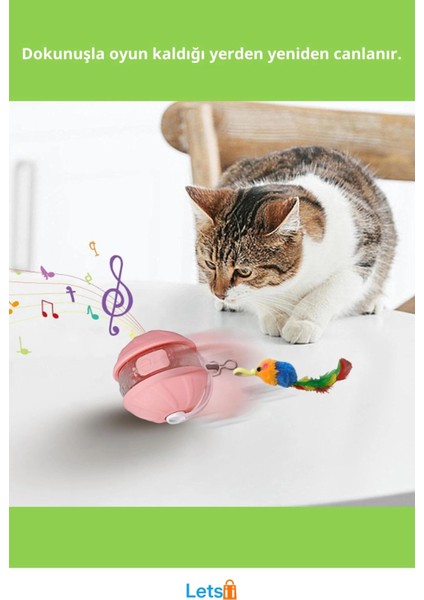 Şarjlı Hareketli Kedi Topu Oyuncak Akıllı Modlu Eğlence fiyatları