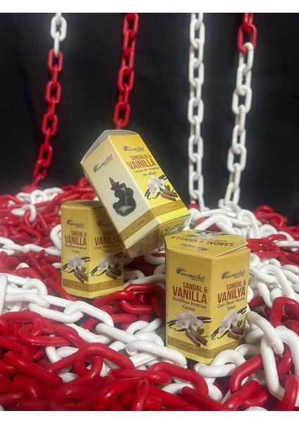 Sandal & Vanilla Geri Akışlı Şelale Tütsü (Backflow)