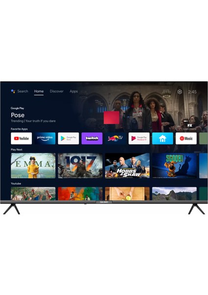 55'' 55HG25000 140 Ekran QLED Google Tv