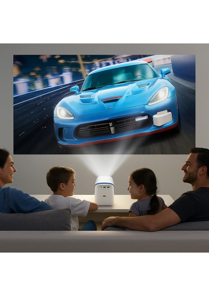 Taşınabilir Android Projeksiyon En Güncel Versiyon Wifi Destekli Akıllı Sinema Projektör Ultra Hd fırsatları