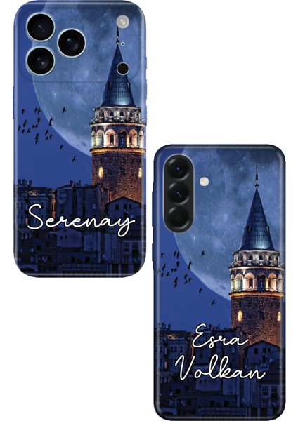 Samsung Galaxy A20 A20S A30 A50 A70 A80 A51 A52 Kılıf Kişiye Özel Isim Yazılı Silikon Grafik-79