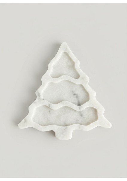 Mermer Yılbaşı Ağaçlı Çerezlik fiyatları