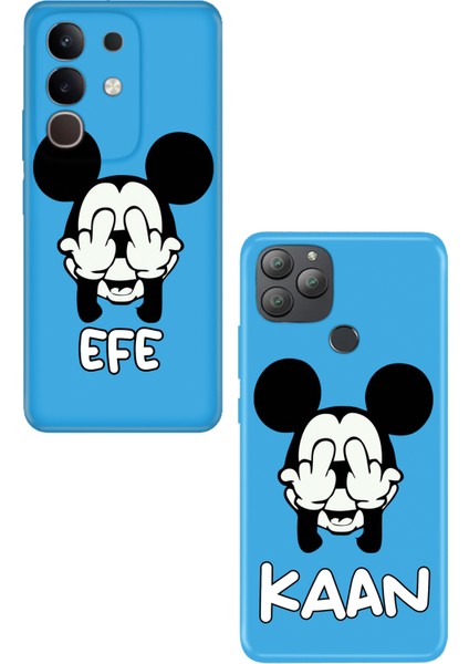 Samsung Galaxy M10 M11 M12 M13 M14 M15 M20 Kılıf Kişiye Özel Isim Yazılı Silikon Grafik-35