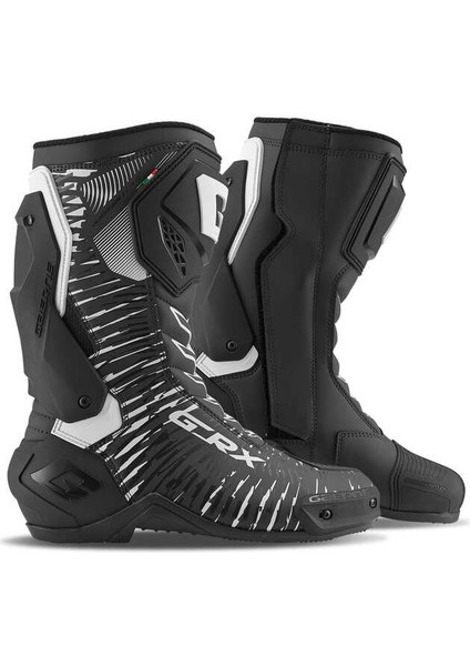 G-Rx Racıng Çizme Siyah Beyaz