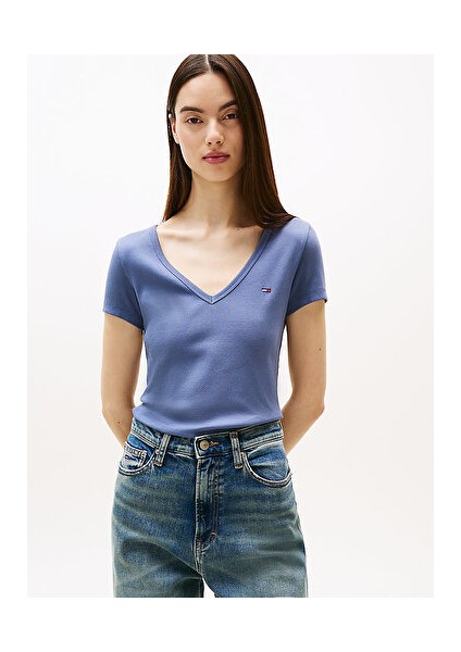 Kadın Gri S/s Tişört