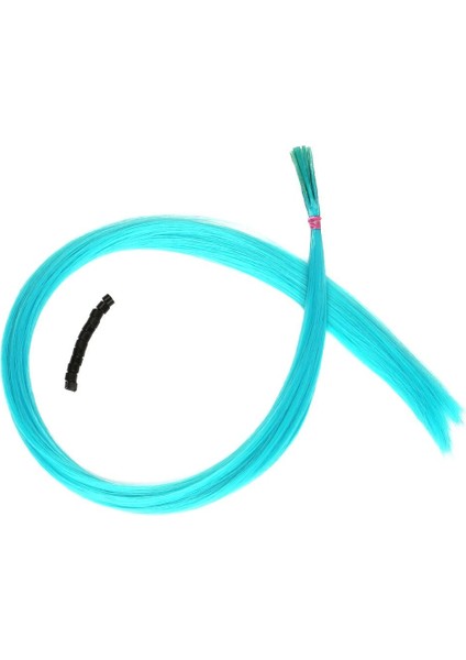 Renkli Sentetik Boncuk Kaynaklık Saç + Takım Aparatı / Petrol Mavi/ 10 Adet fiyatları