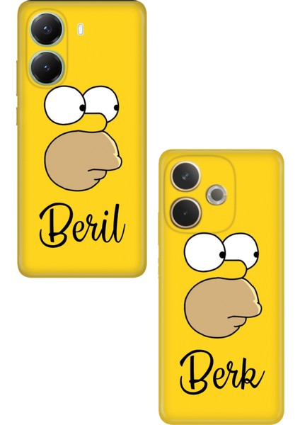 iPhone 16E x Xs Xr 7 Se 2020 2022 Kılıf Kişiye Özel Isim Yazılı Silikon Hkl-19