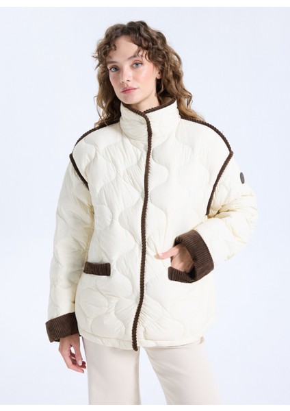 Ekru Kadın Mont J5WL-MNT7160