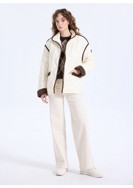 Ekru Kadın Mont J5WL-MNT7160 fiyatları