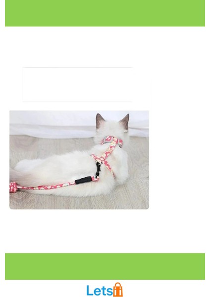 Dayanıklı Ayarlanabilir Kedi Gezdirme Göğüs Tasması modelleri