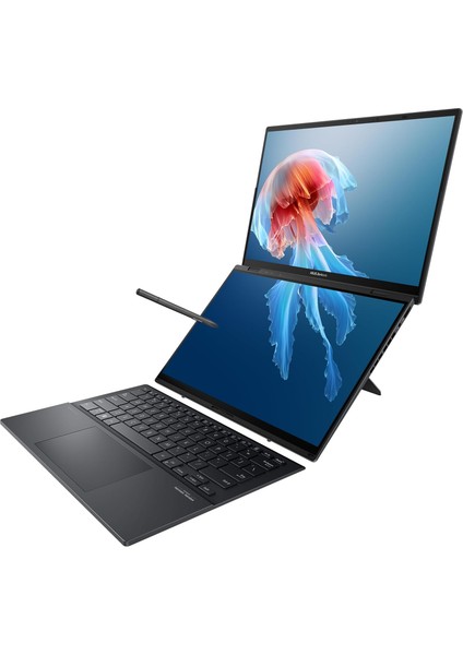 Zenbook Duo 120Hz 0.2ms 3k (2880 x 1800) Çift OLED Ekran - Intel® Evo™ Edition Core™ Ultra 7 255H Işlemci - 32 GB Ram - 1tb SSD + Asus Pen 2.0 + Windows 11 indirimleri