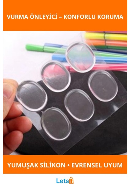 Silikon Ayakkabı Vurma Önleyici 6'lı Paket