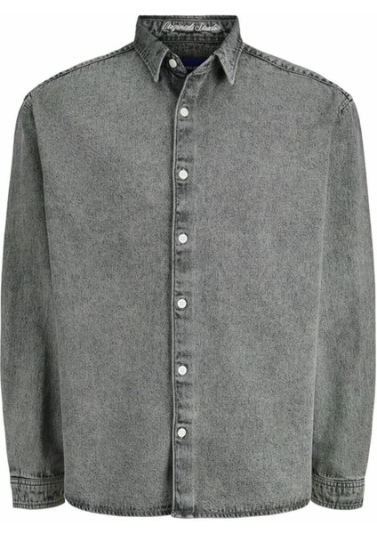 Jack Jones Norrebro Denim Loose Fit Erkek Jean Gömlek 12282775