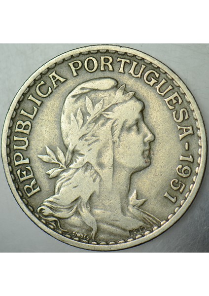 Portekiz 1 Eskudo 1951. modelleri