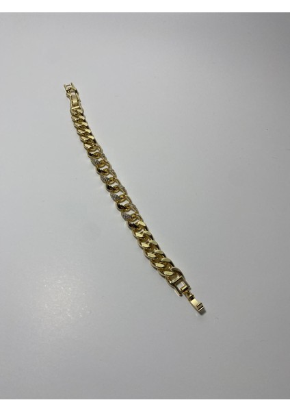 Rodyum Parlak Taş Detaylı Şık Kadın Gold Bileklik modelleri