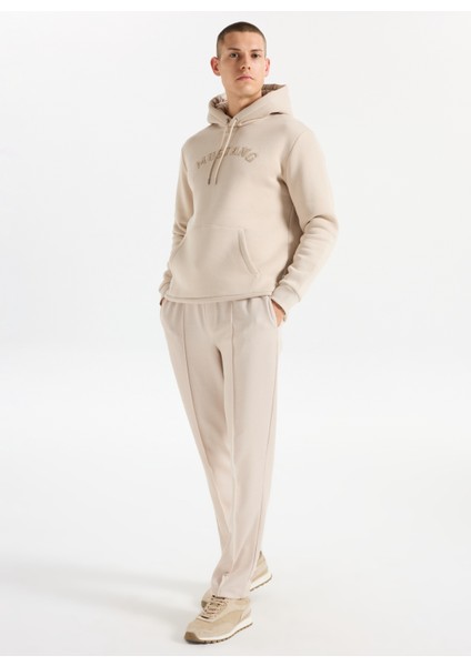 Lastikli Bel Normal Paça Bej Erkek Pantolon M5WM-PNT1918 fiyatları