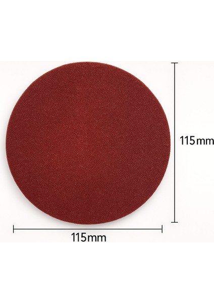 Cırt Zımpara Seti Avuç Taşlama Seti 115 Lik (10 Adet Zmpr) Matkap Cırt Taban Seti fırsatları